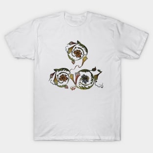 Floral Artwork T-Shirt